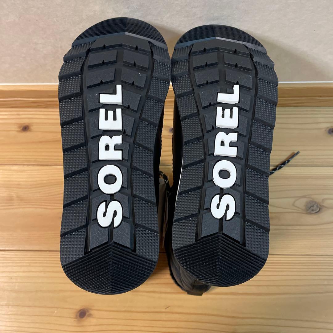 SOREL ブラックファーブーツ