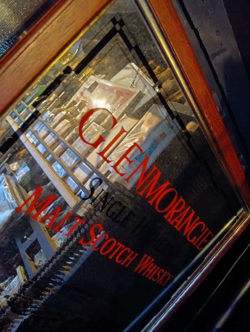 1980's 非売品　ノベルティ　グレンモーレンジ　10年　パブミラー