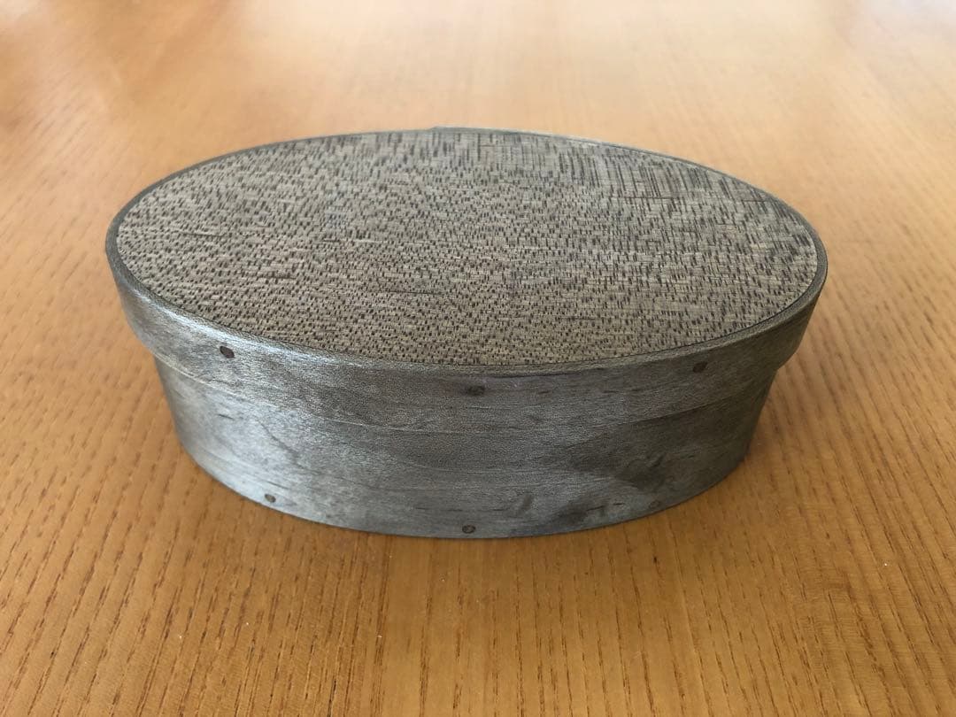 IFUJI OVAL BOX type-R #1 GREY▶︎草木染