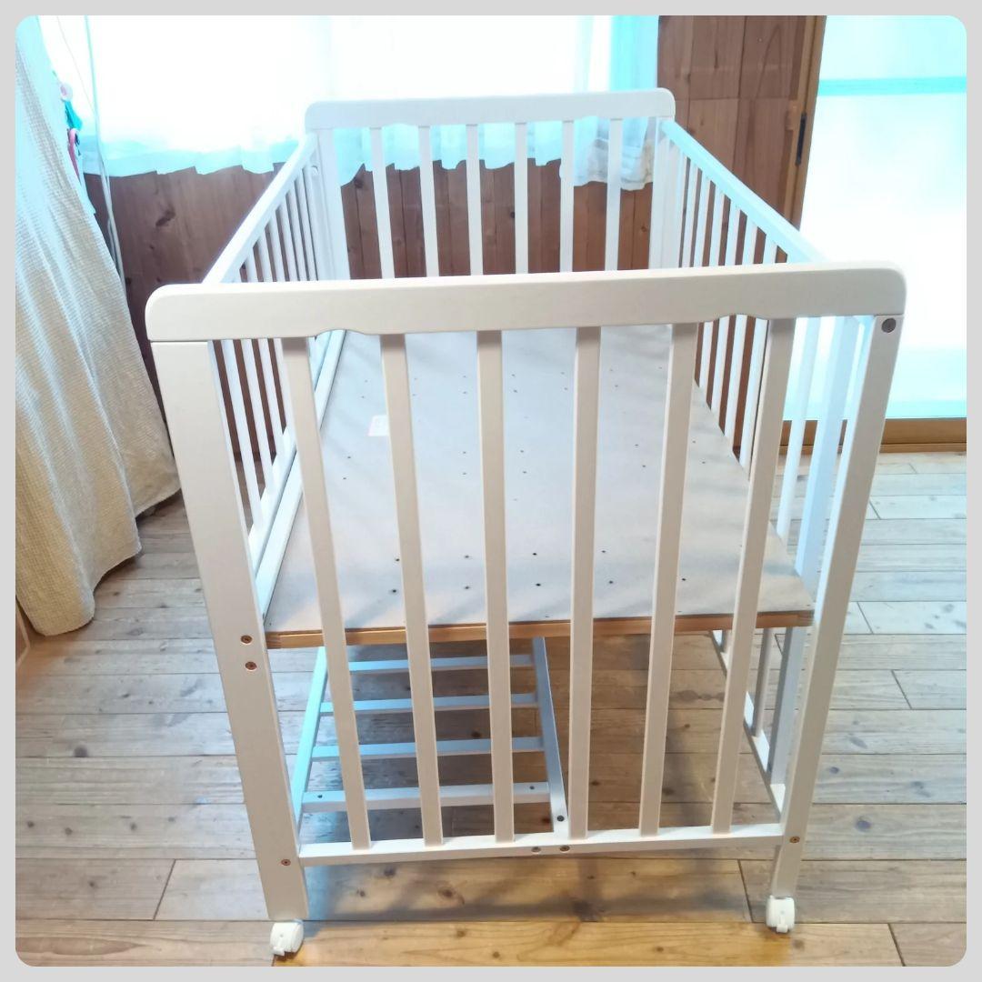 《綺麗❣️早い者勝ち❣️》ヤトミ 　ベビーベッド　ハイタイプ⭐︎ GT