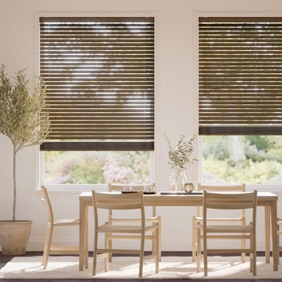 【最終値下げ】未使用　ウッドブラインド　ブラウン　113.5×190