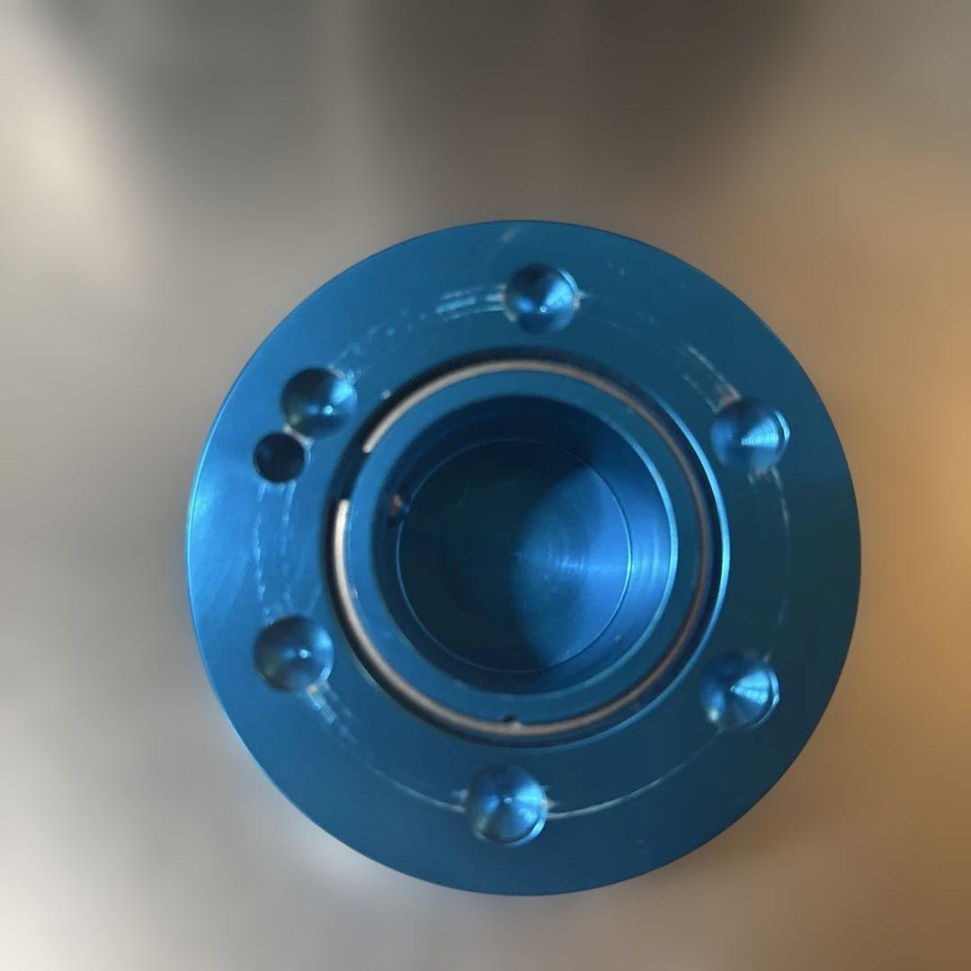 NRG ステアリングハブ ロック　青