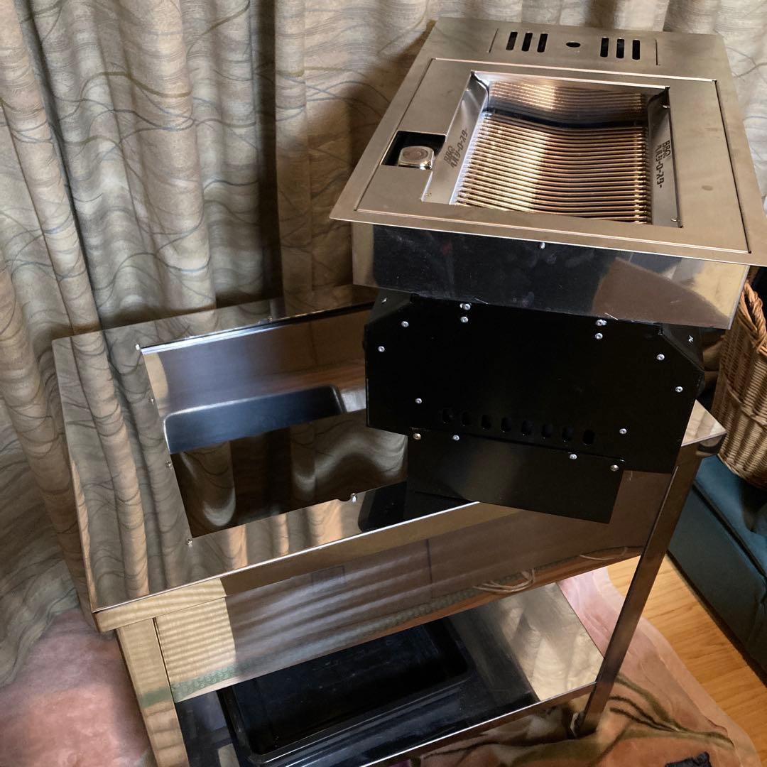 BBQ ヘルシーロースター　ノンダクト　無煙　無臭　ステンレス焼き台付き　業務用