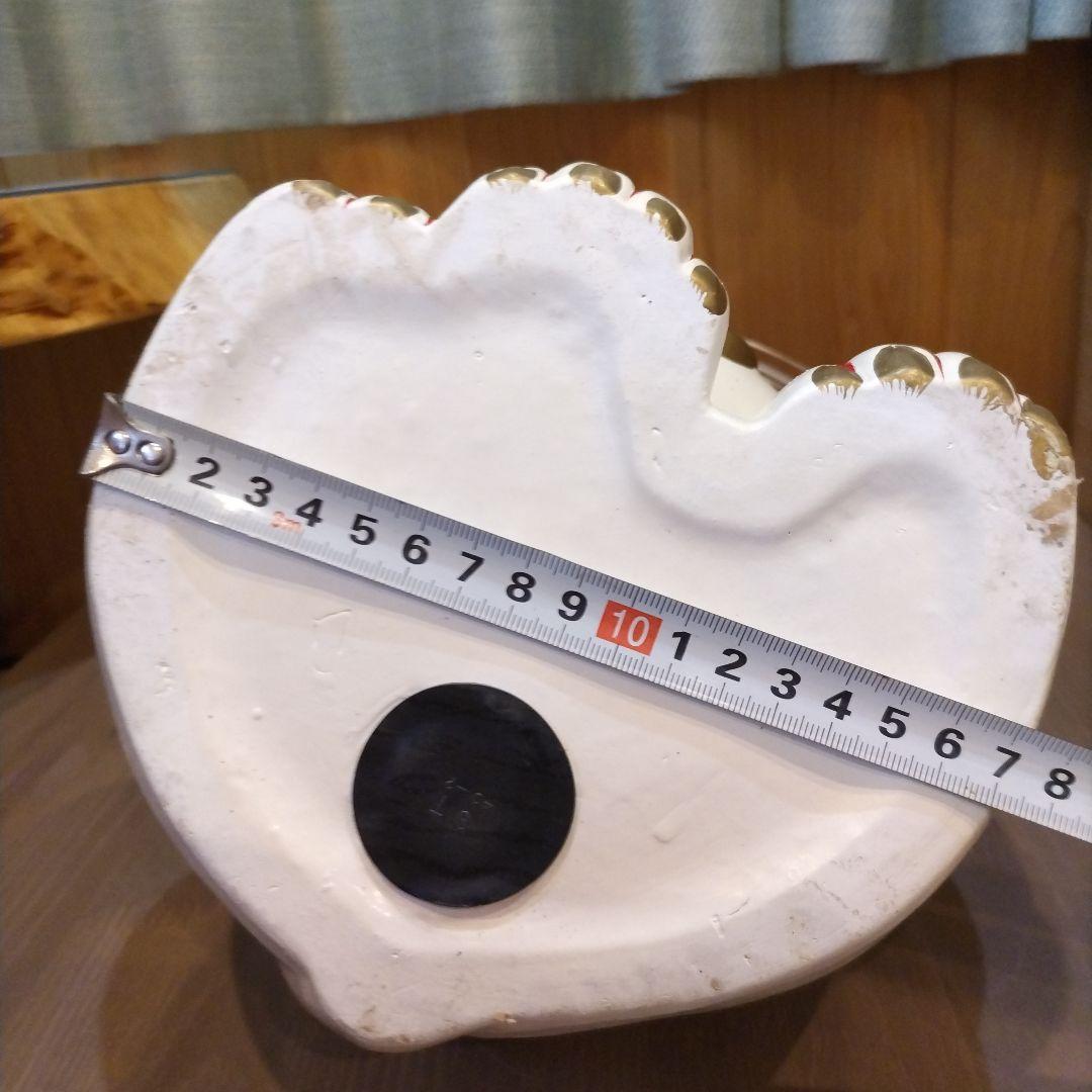 超特大　白猫　招き猫　まねきねこ　貯金箱　縁起物　昭和レトロ　猫　置物　魔除け