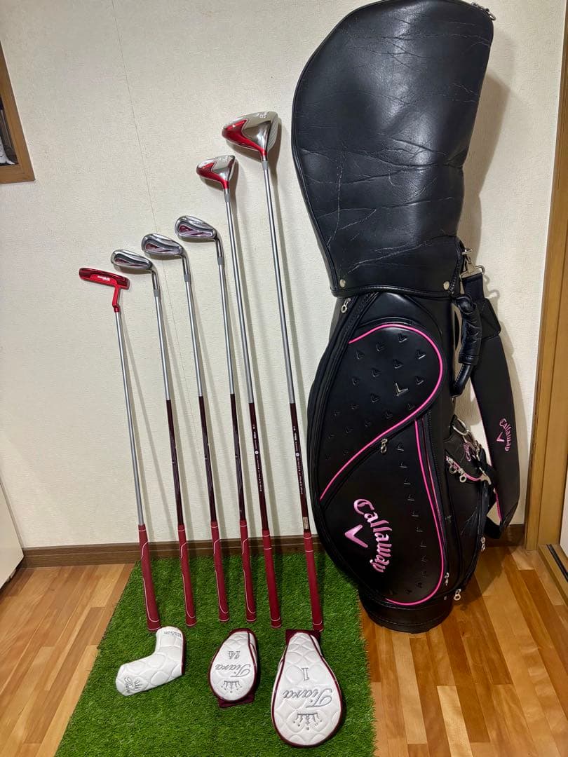 【美品】Wilson(Tiara)×Callawaybagレディースハーフセット