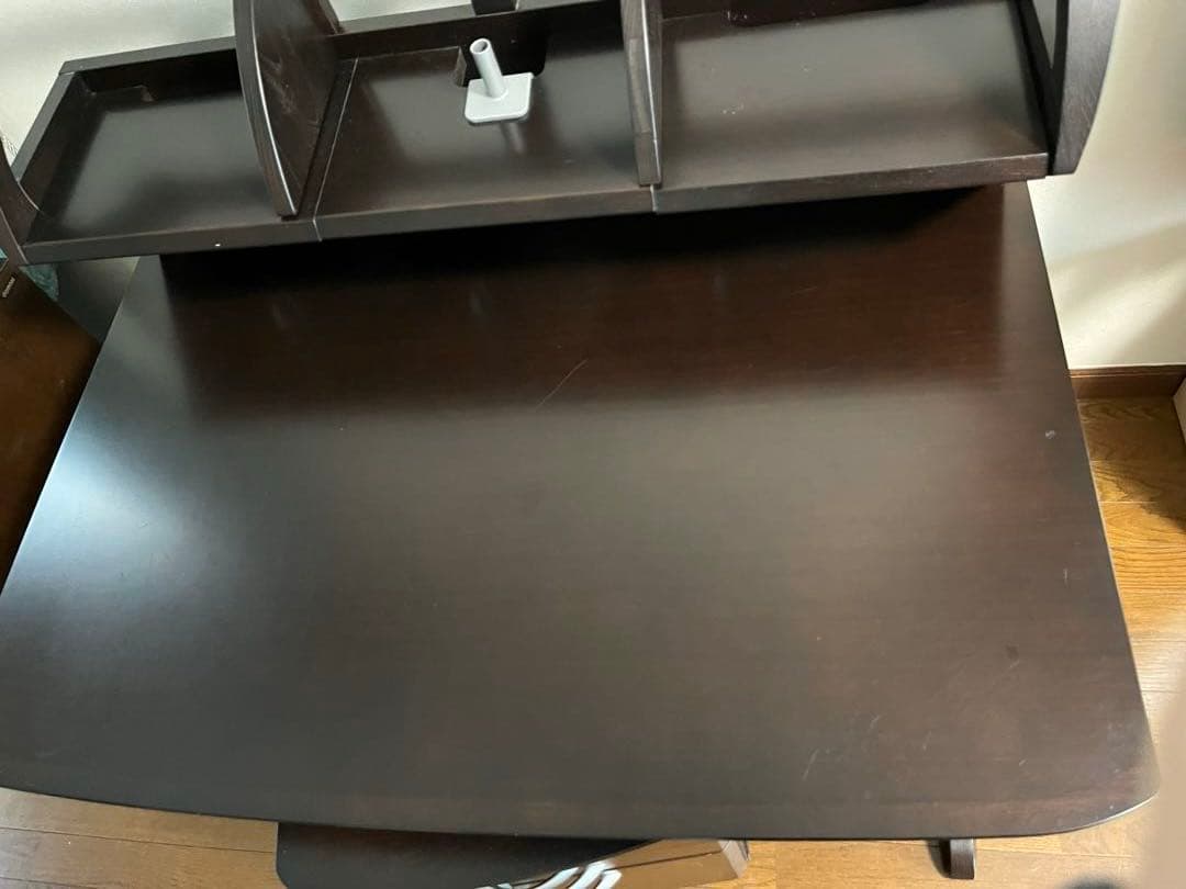 【カリモク】天然木製　学習机　①机　机本体のみ