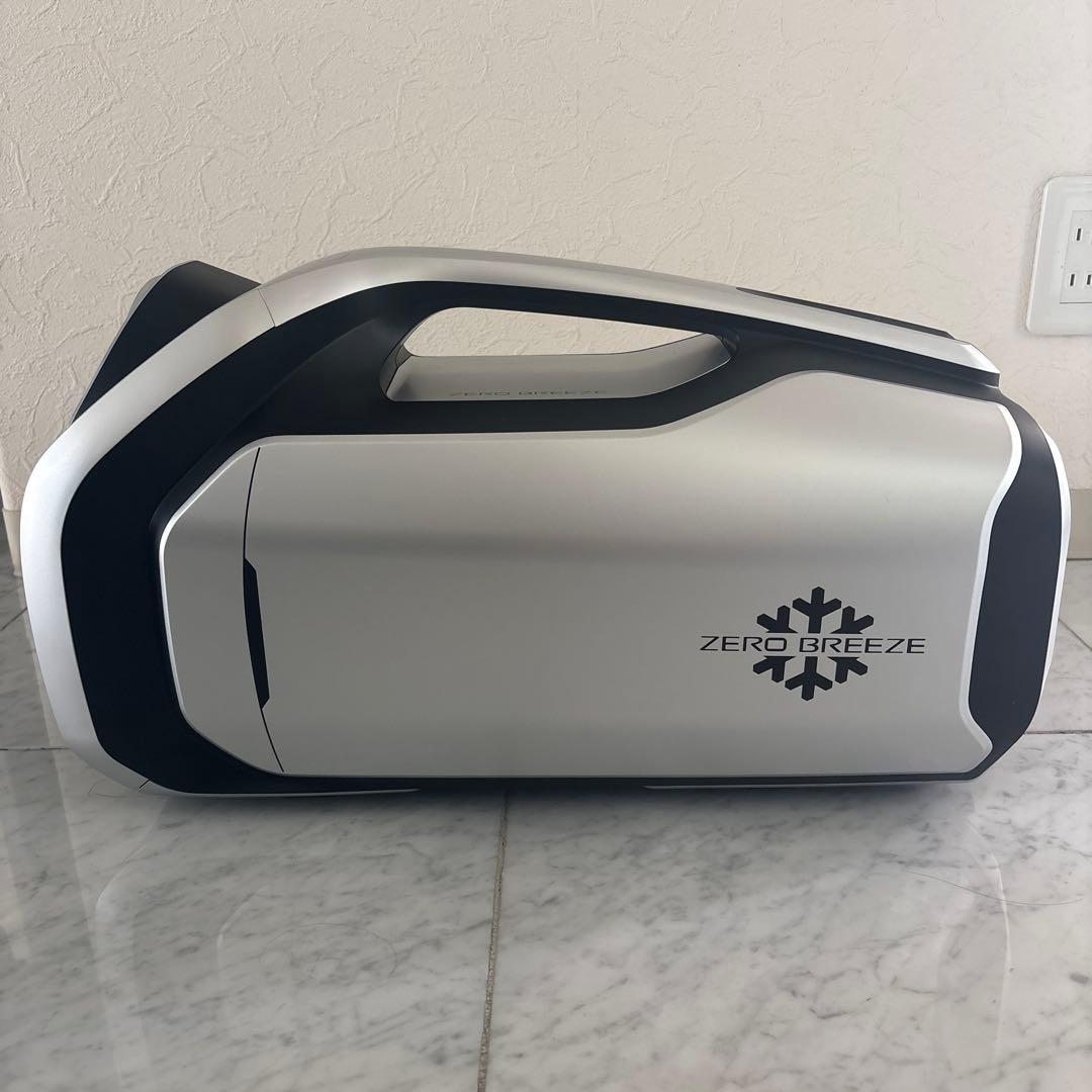 ☆新品同様☆バッテリー×2 専用ケース付☆ゼロブリーズ ポータブルクーラー★