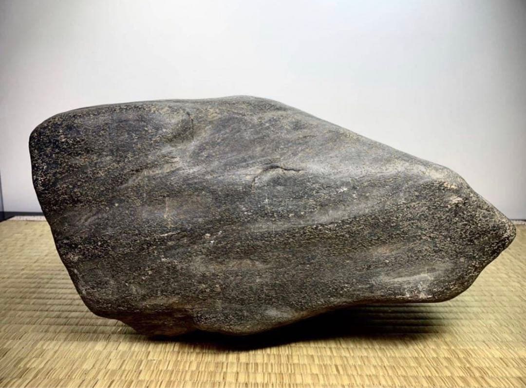 4258 瀬田川梨地石 ウブ  横36×高36(cm) 約25kg