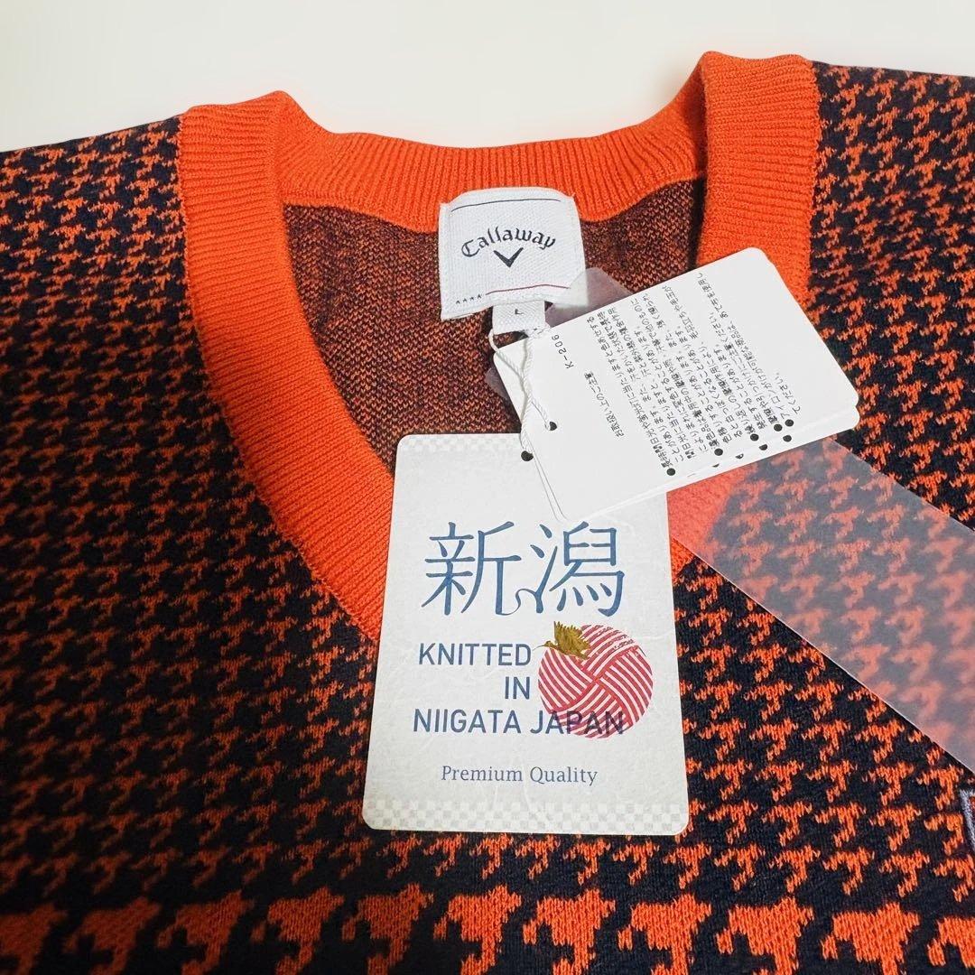 新品未使用　Callaway カシミア混　セーター　L
