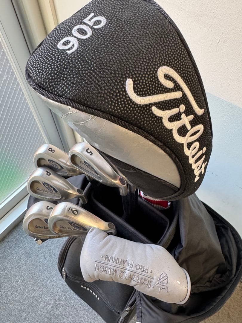 BARNEYS NEWYORK ブラックキャディバッグ