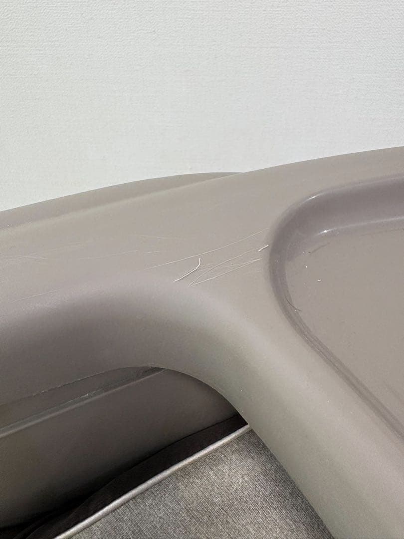 電動調整機能付きベビーチェア グレー