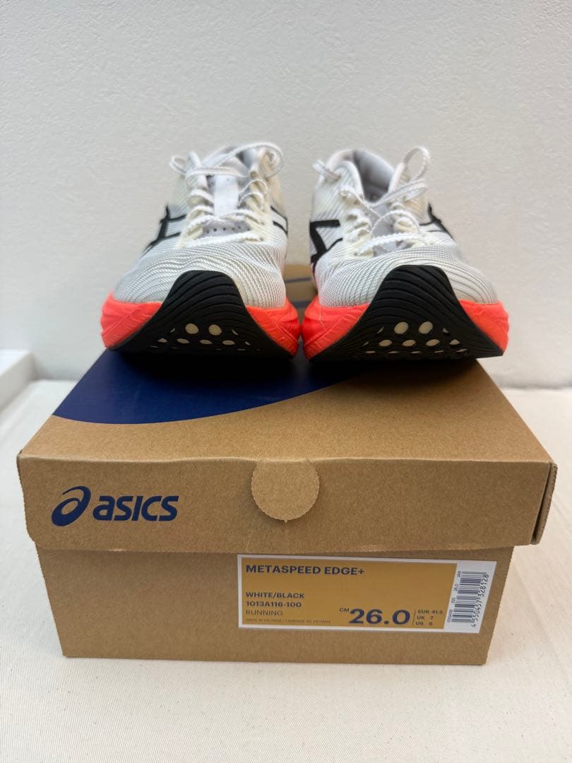 ASICS SPEED EDGE+ 26.0cm ホワイト/オレンジ