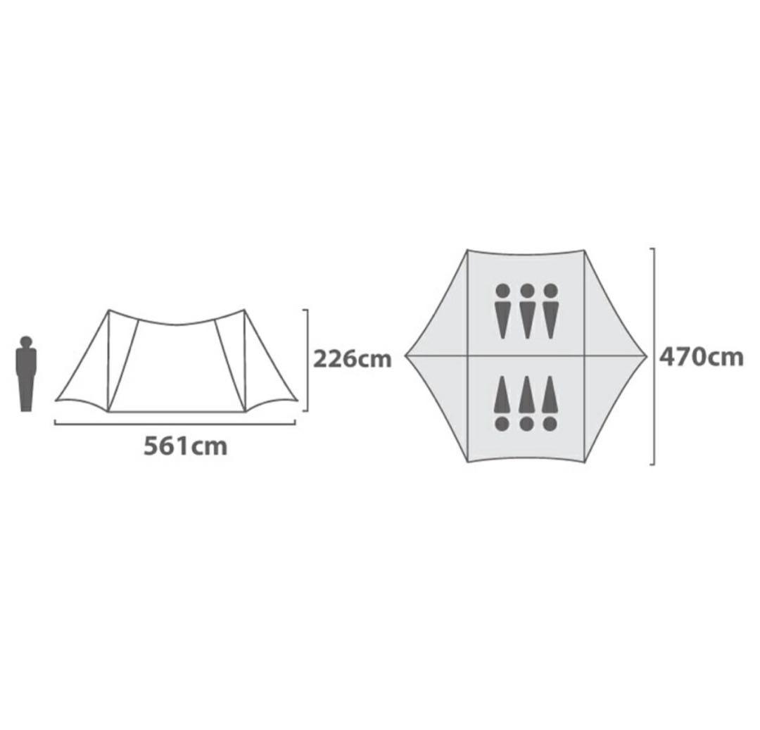ニーモ　ヘキサライト 6P 【 マーシュ 】 未開封、アジャスタブル付