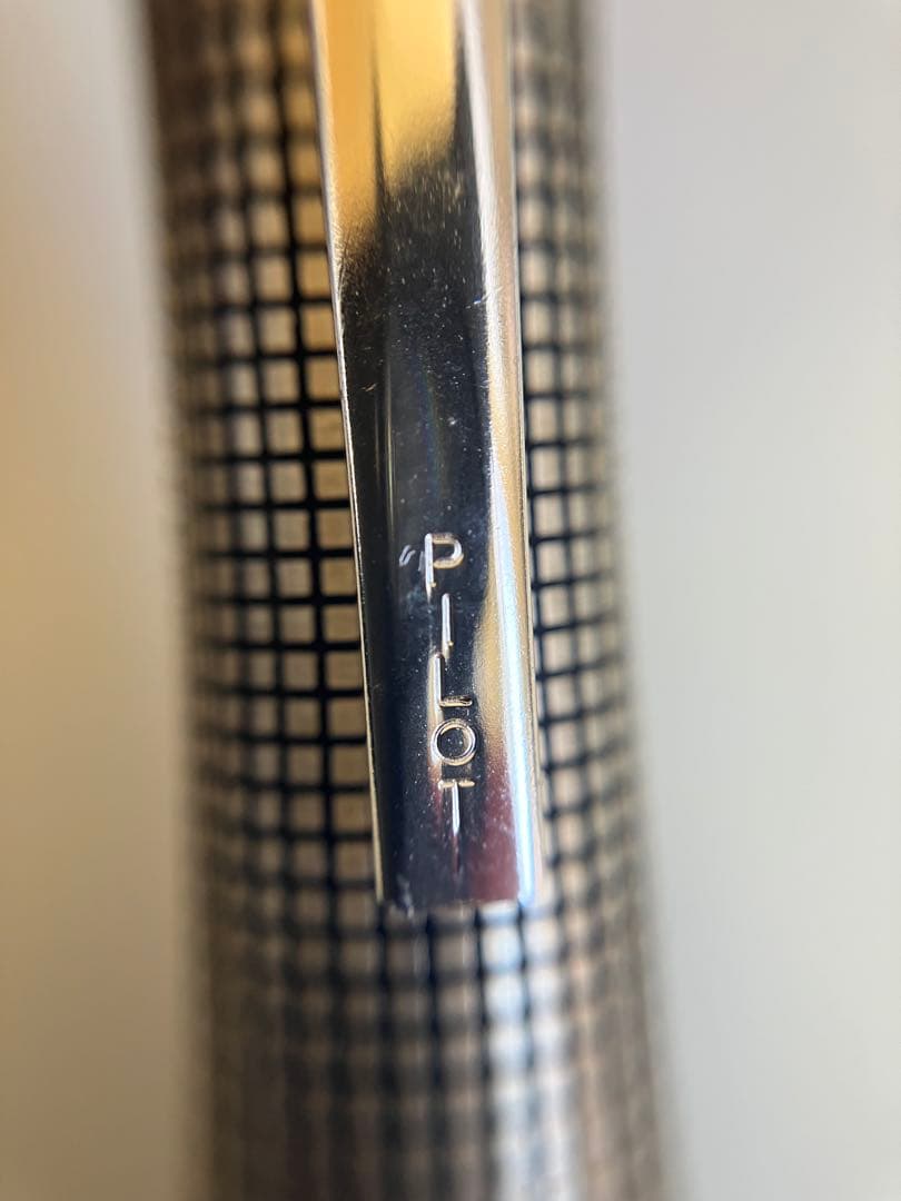 PILOT ペン先18-K万年筆 スターリングシルバー　JAT刻印　特注