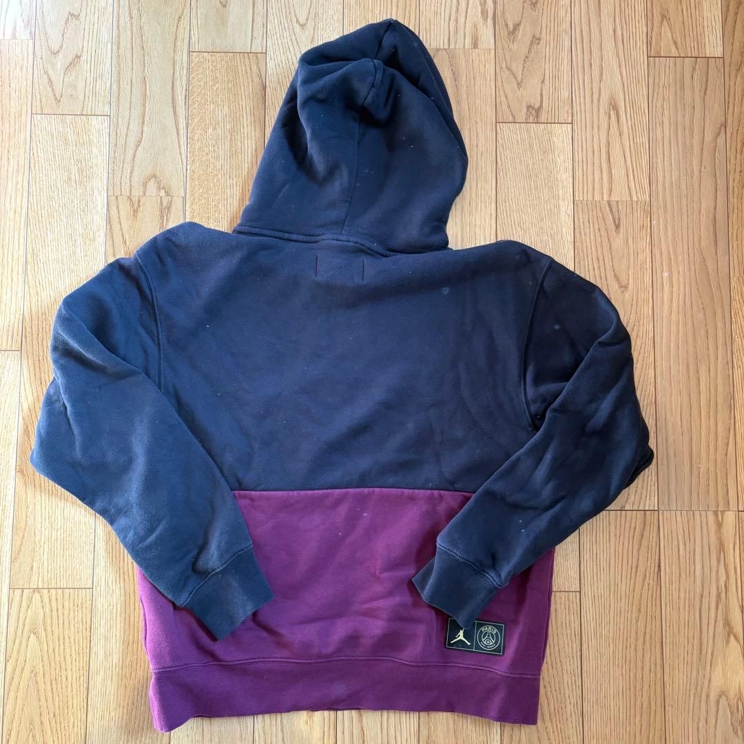 【美品】Jordan PARIS パーカー Mサイズ ブラック/パープル