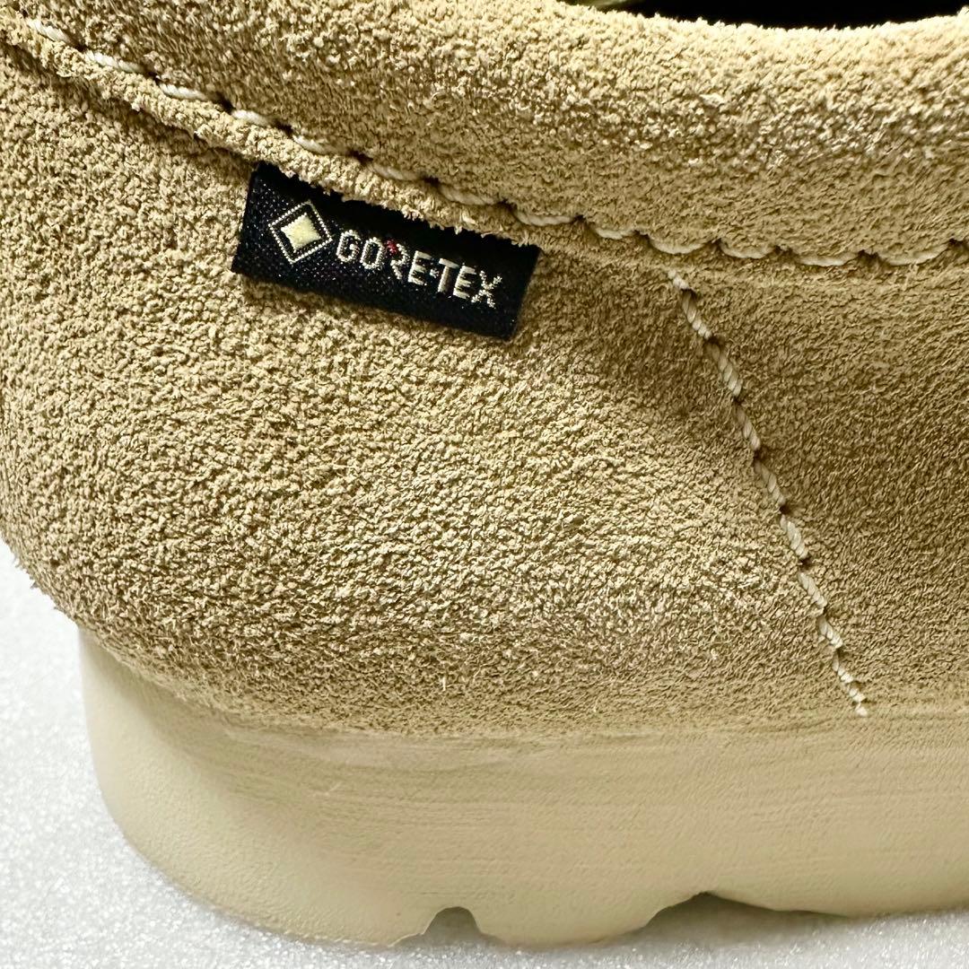 クラークス CLARKS ワラビー ゴアテックス ビブラムソール ベージュ 本革