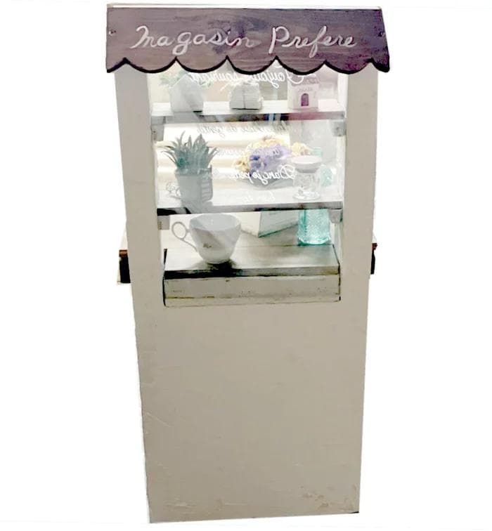 【モルタルガーデン】ショップ風ウインドウディスプレイL 漆喰インテリア&ガーデン