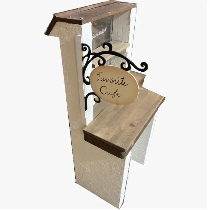 【モルタルガーデン】ショップ風ウインドウディスプレイL 漆喰インテリア&ガーデン