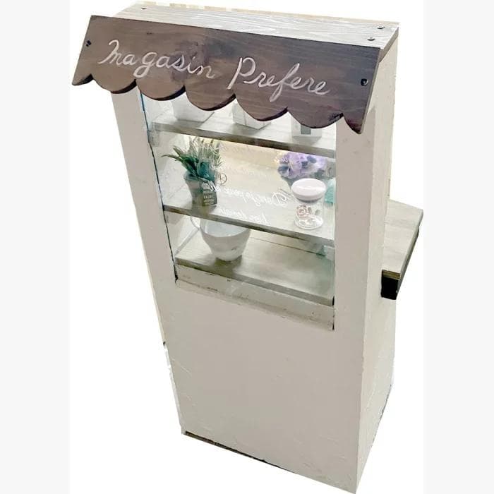 【モルタルガーデン】ショップ風ウインドウディスプレイL 漆喰インテリア&ガーデン