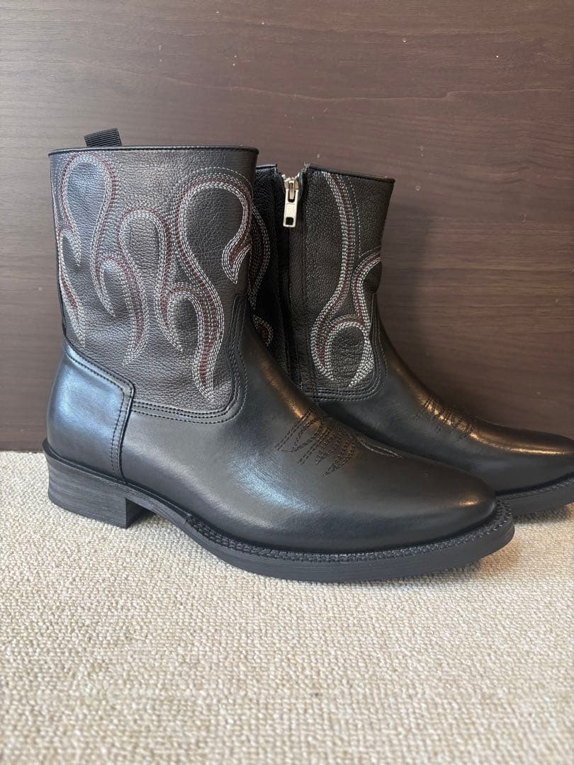 オーダーページ　Flame Zip-up Heel Boot clinch