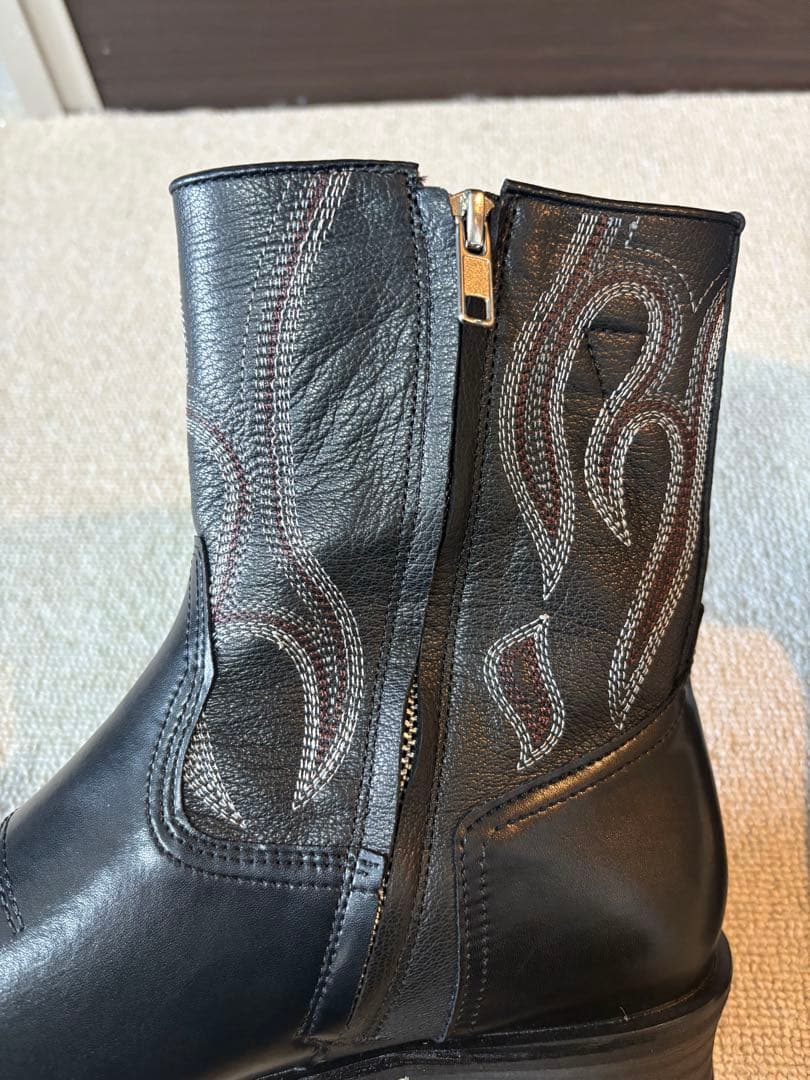 オーダーページ　Flame Zip-up Heel Boot clinch