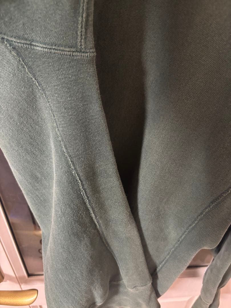 【良品】チャンピオン 90s 刺繍タグ 目無し リバースウィーブ USA製 緑