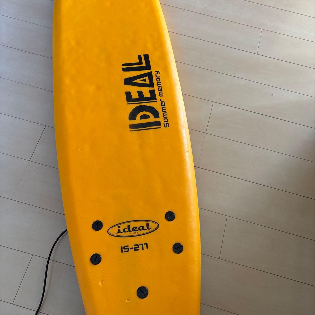 サーフィン　ソフトボードDEAL 付属リーシュコード付き