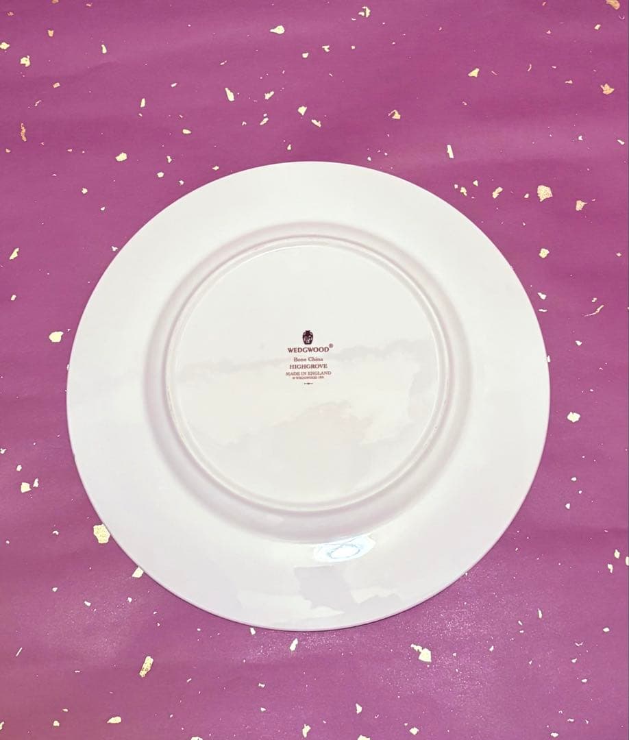 新品❗️27cmビンテージ厳選3品プレートウェッジウッドイギリス製22金縁取皇室