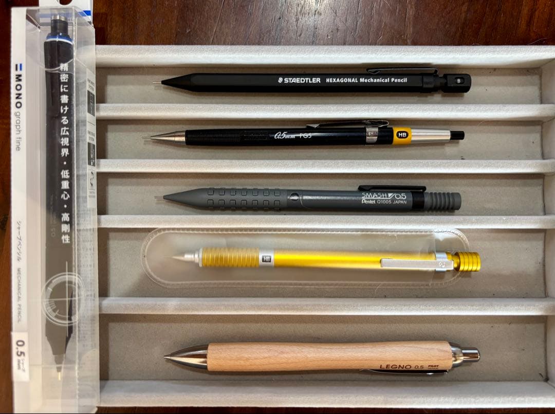 LEGNO 0.5mm シャープペンシルセット６本