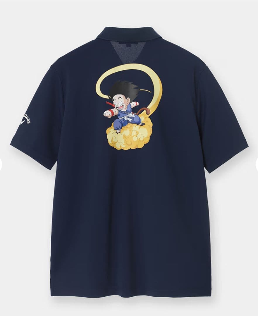 【完売品】ドラゴンボール×キャロウェイ ポロシャツ/Lサイズ/ブラック