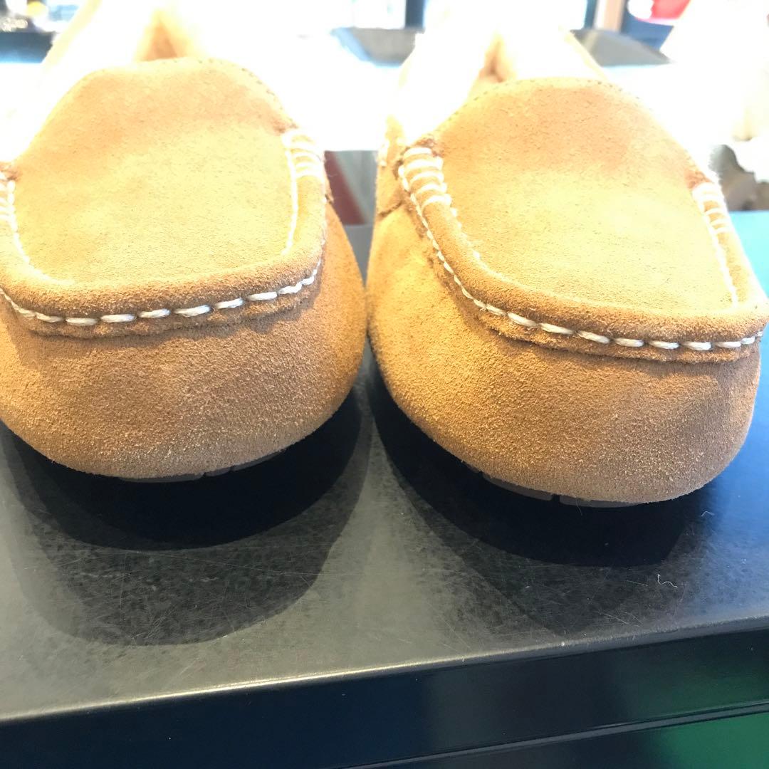 【新品未使用】 UGG アグ モカシン アンスレー スリッポンムートンシューズ