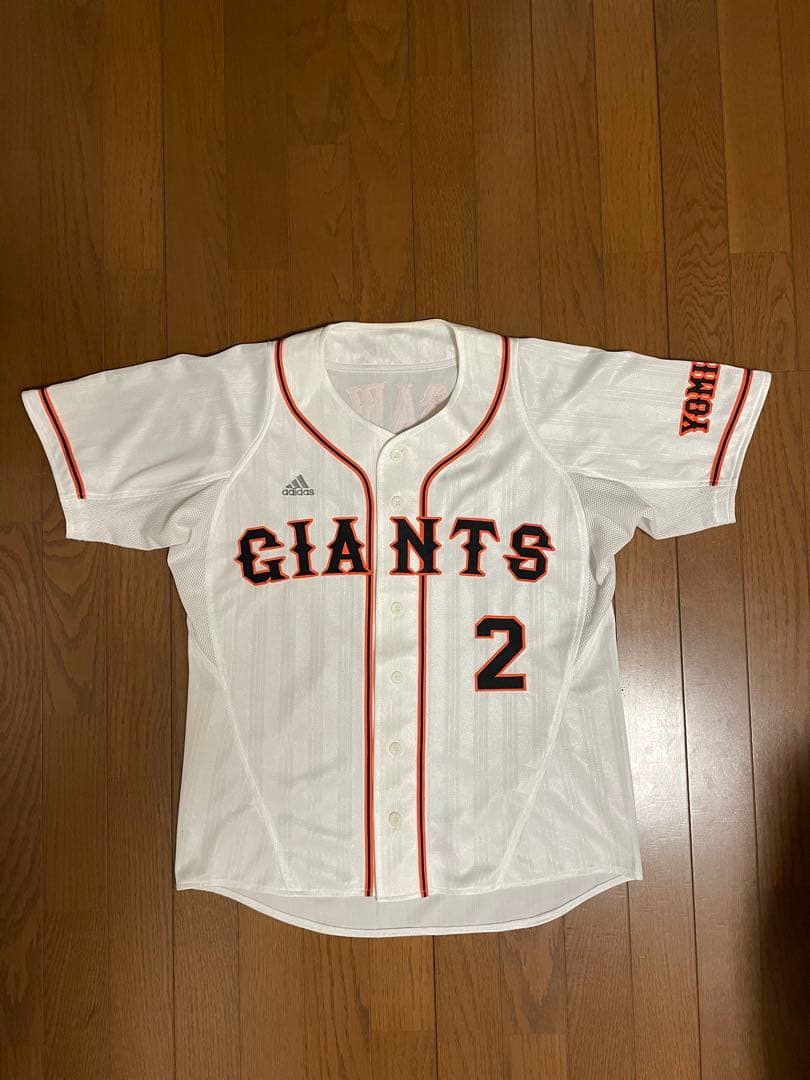 adidas 読売ジャイアンツ 小笠原道大 #2 プロコレ ユニフォーム L