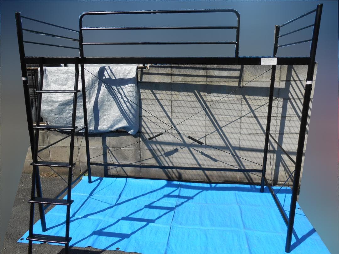 直接引取可 組立可能 ニトリ ロフトベッド スチールハイベッド 近隣配送可能