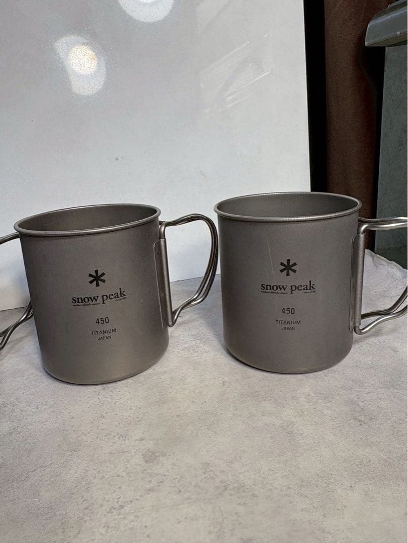  Peak スノーピーク チタンシングルマグ 450 4個セット 日本製