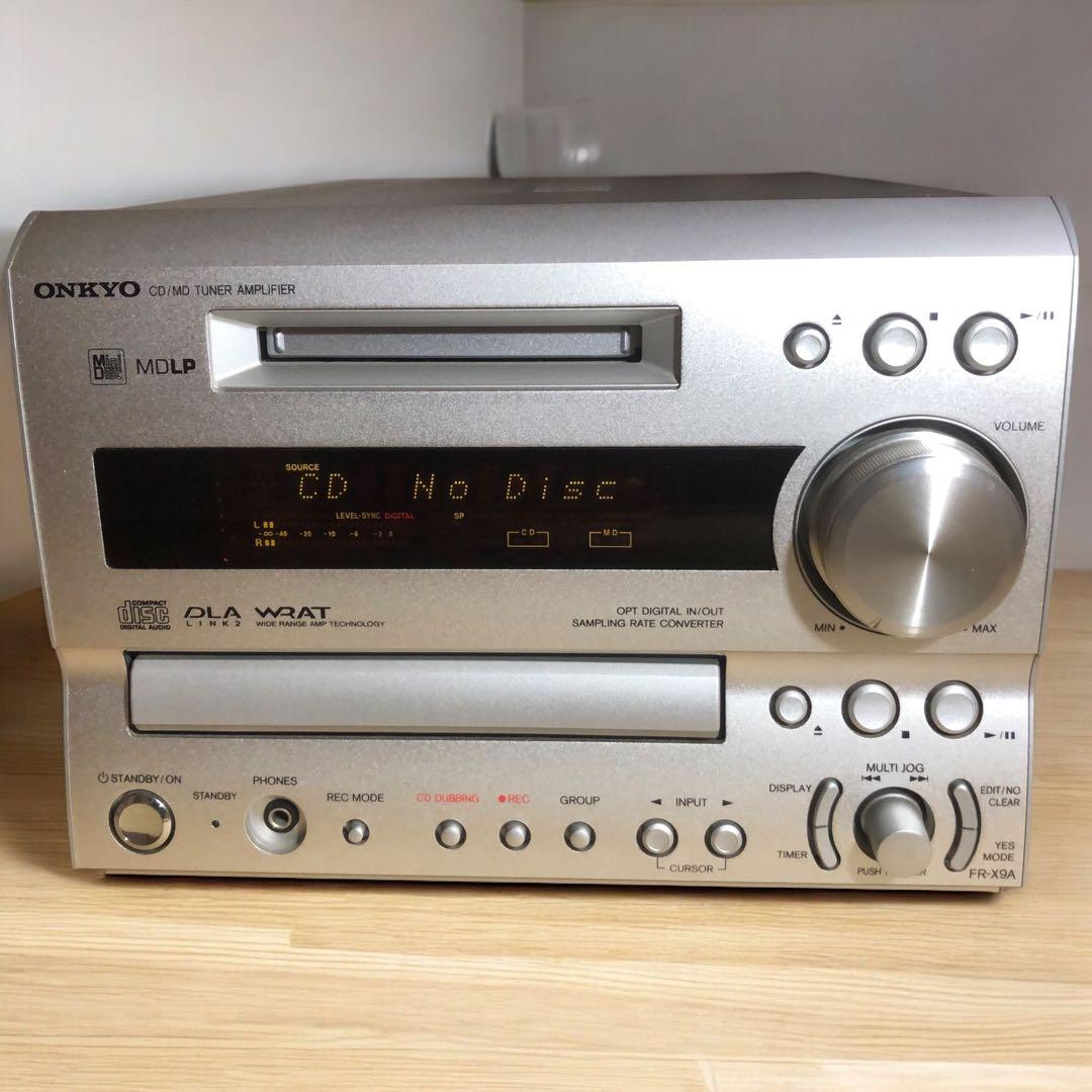 動作品　ONKYO FR-X9A CD・MD・ラジオコンポ