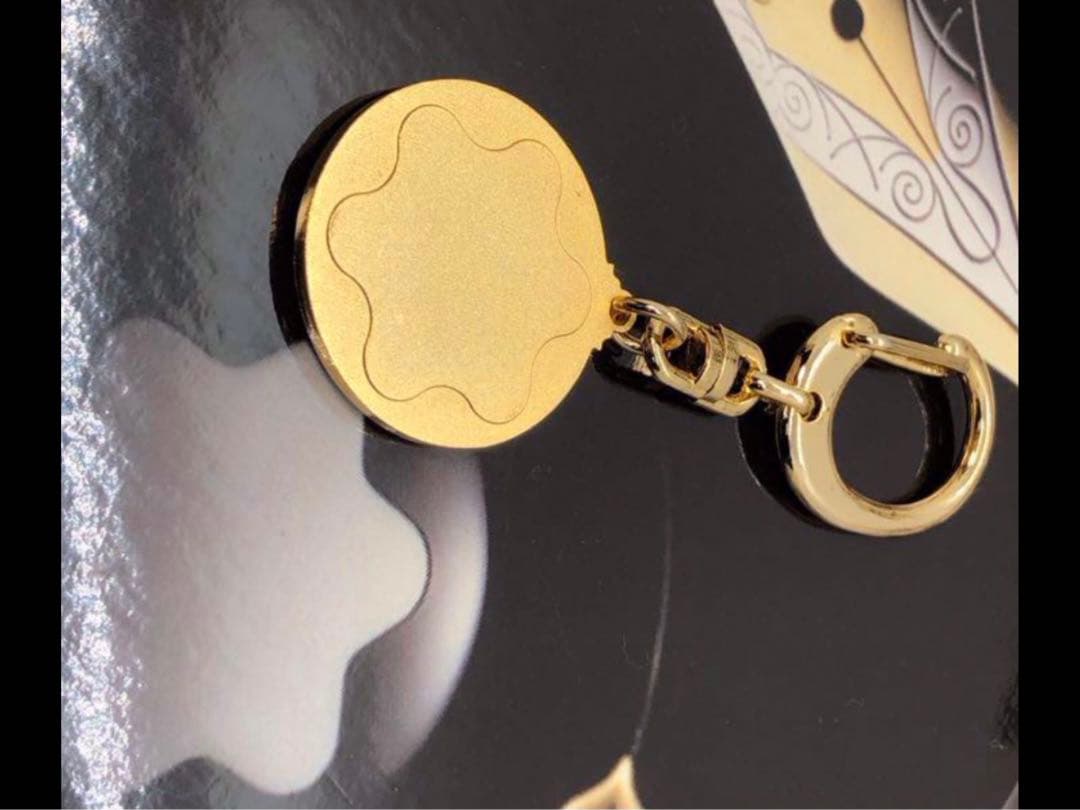 モンブラン　★非常にレアなヴィンテージ・ゴールドメダル★スターマークキーホルダー