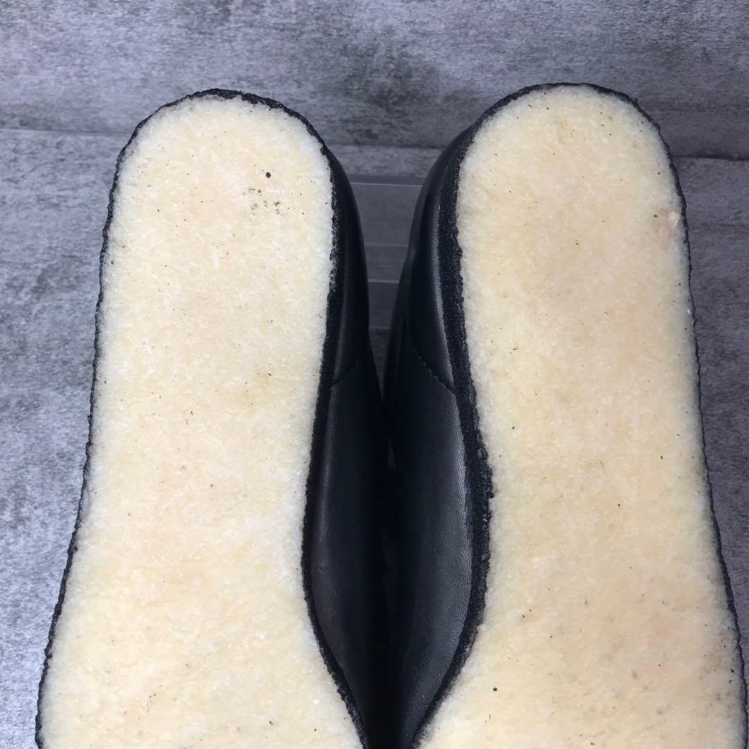 【未使用級】Clarks Wallabee ワラビー　レザー　黒　28.5㌢