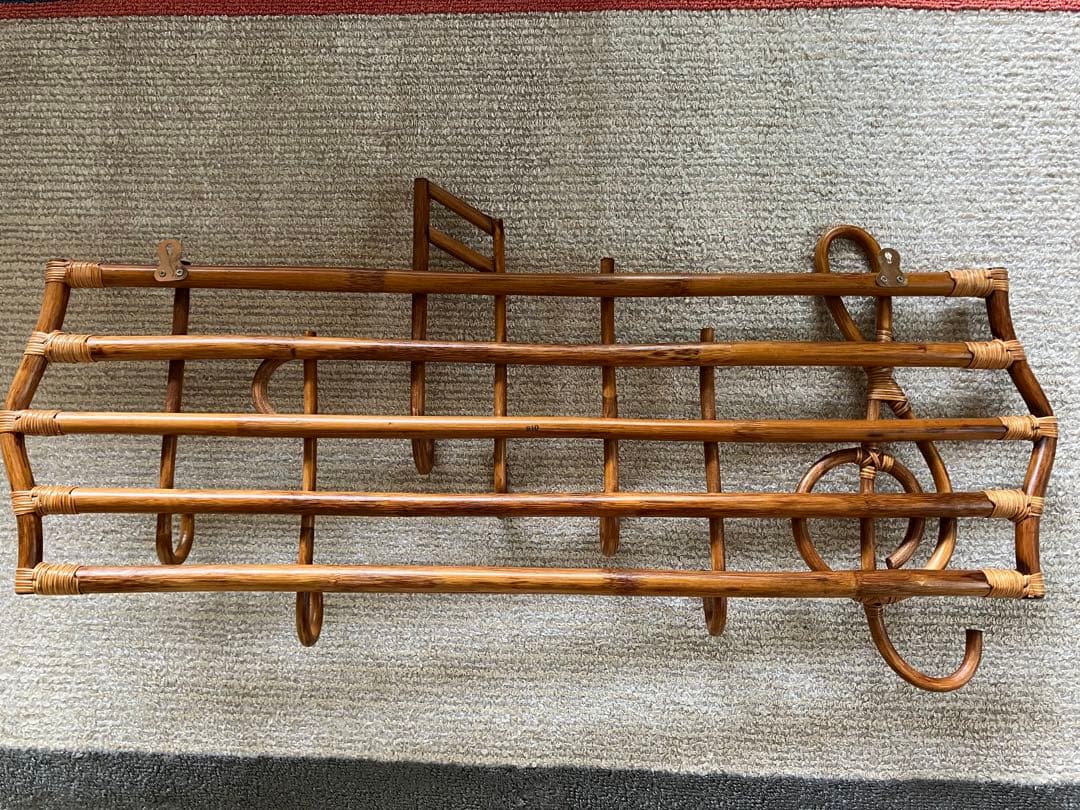 籐・ラタンのウォールフック　音符