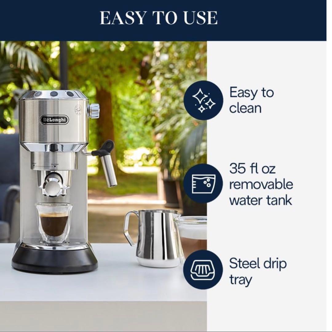 デロンギ EC680M デディカ エスプレッソ・カプチーノメーカー