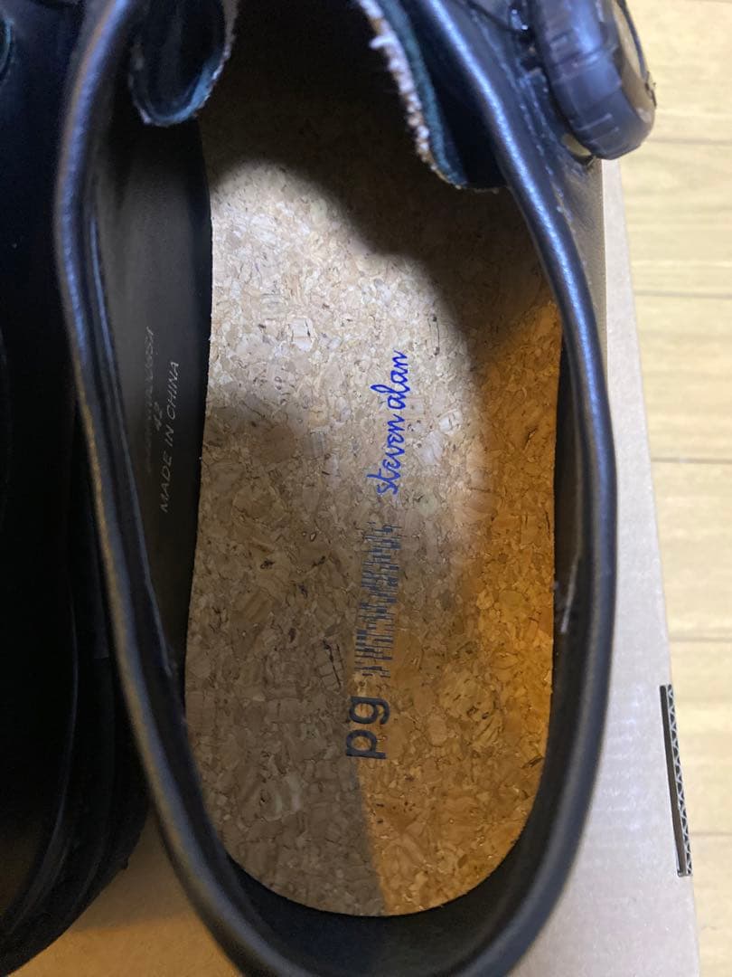 ＜PG × Steven Alan＞KNOCK BLACK LEATHER 42