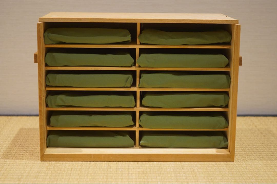 京焼 乾山写 森俊山 十二ヶ月 花鳥角皿揃い 泉涌寺 懐石料理道具 美品