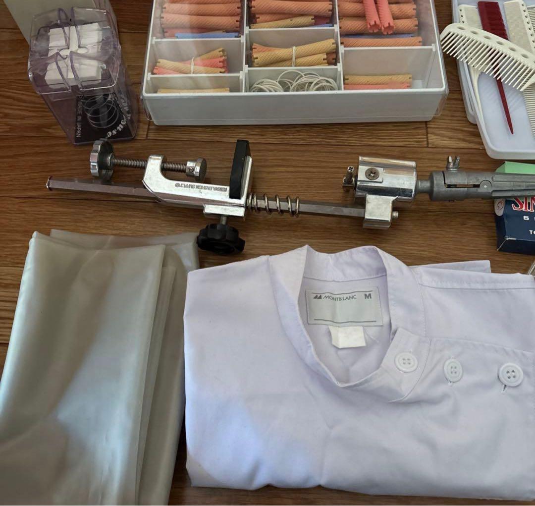 お得！美容師国家試験　実技試験　用具一式　オールウェーブ、ワインディング