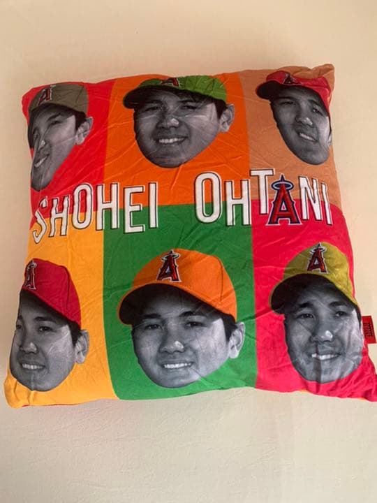 【 LA限定品 未開封】大谷翔平 クッション エンジェルス グッズ！記念品！