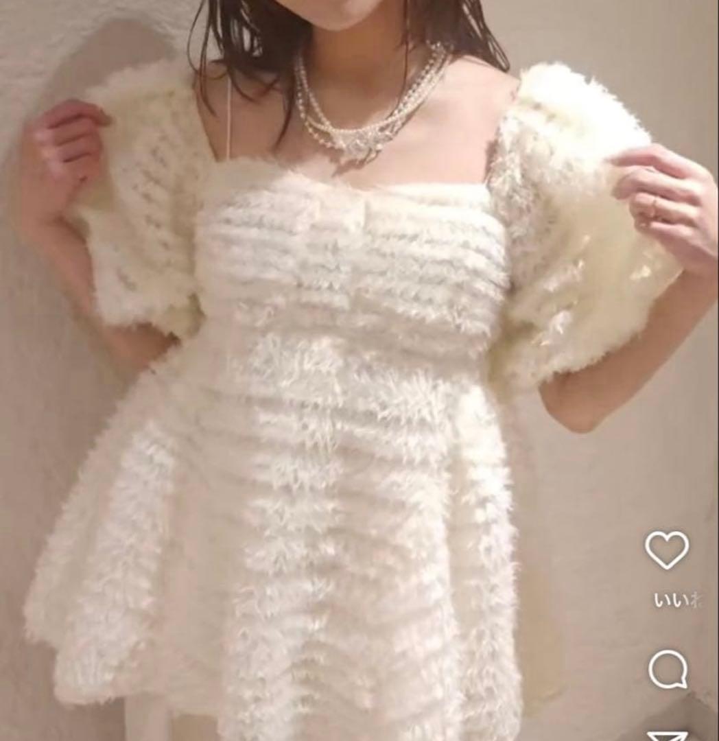 LILY BROWN 3wayチュールペプラムビスチェ