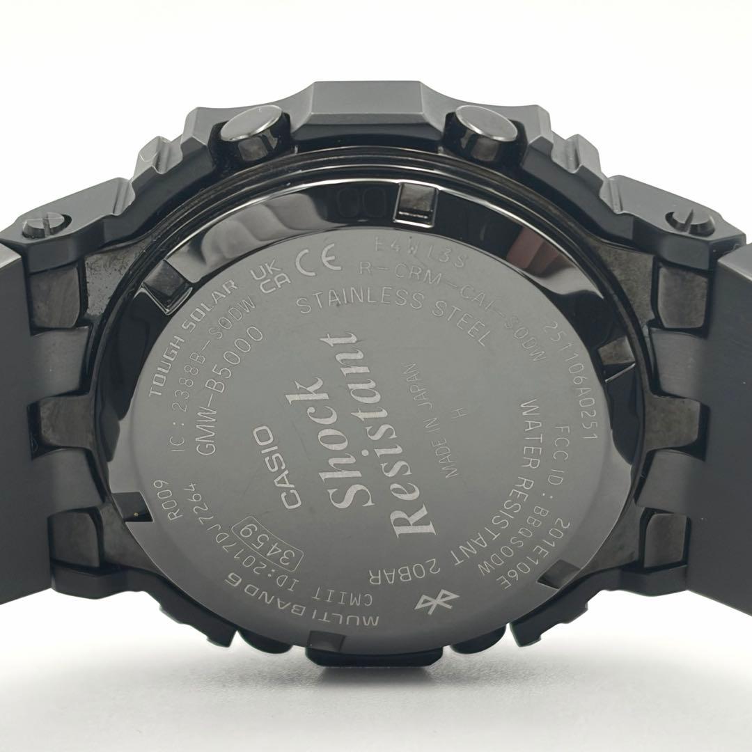 カシオ G-SHOCK 腕時計 GMW-B5000MB-1JF フルメタル 黒