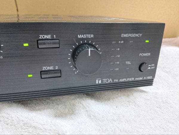 TOA A-1803 PA アンプ A-1803 PA AMPLIFIER