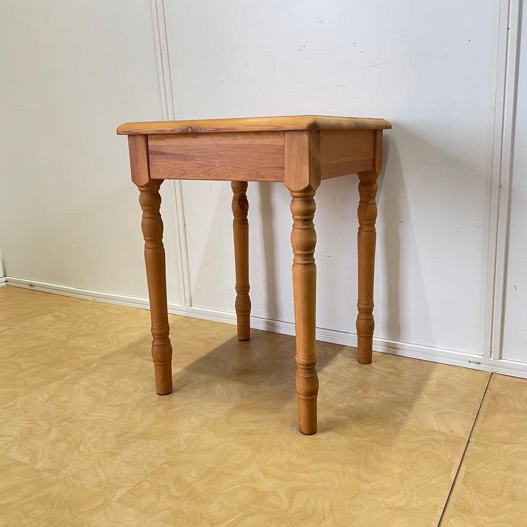 カントリー家具 サイドテーブル 引き出し 電話台 机 デスク 北欧スタイル