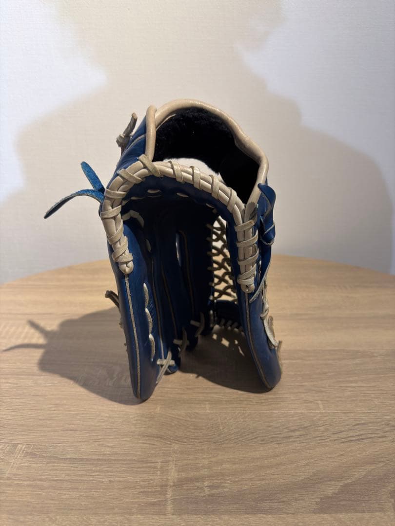 大谷翔平着用モデル　asics 軟式グローブ 青