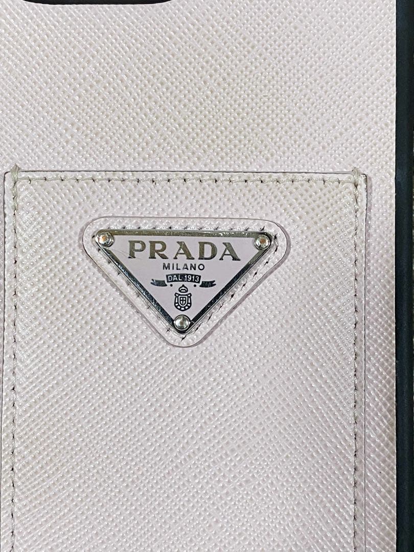 PRADA ピンクレザー iPhoneケース カードポケット付き
