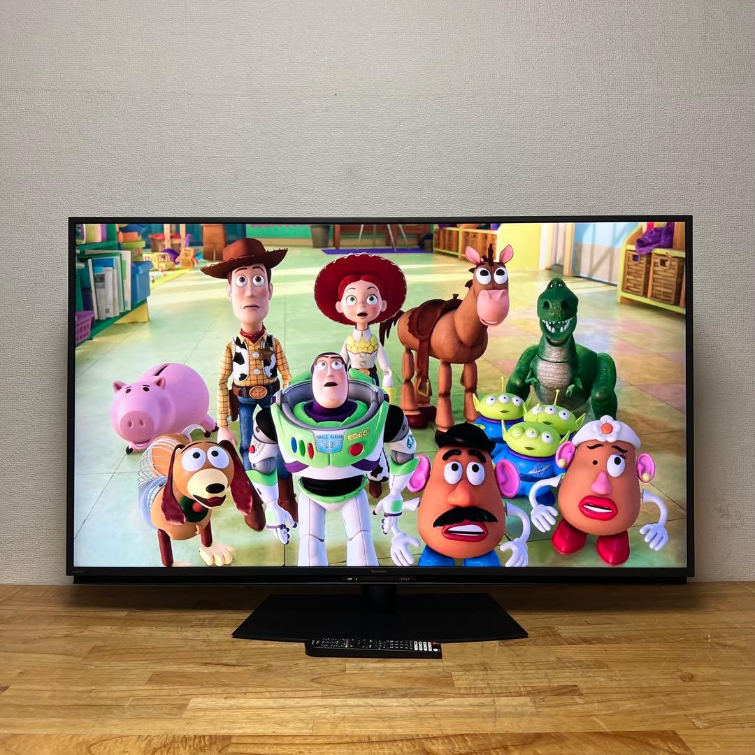 シャープ 55V型 4K液晶テレビ AQUOS 4T-C55EN1 動画アプリ○